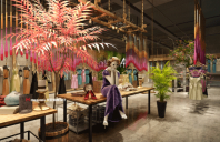 天使光环下的闪耀，百荣Namu服装店设计方案