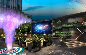 蜂巢商业体露台设计