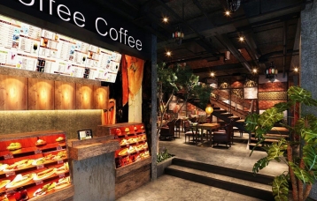 河南逸美时光咖啡厅设计