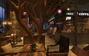 河南逸美时光咖啡厅设计