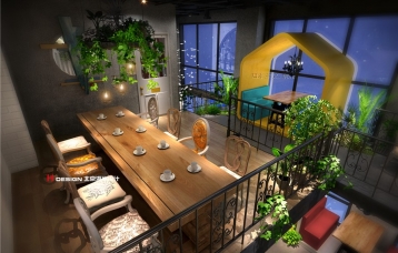 湖南摩天轮咖啡厅设计