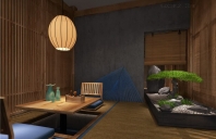 浙江柳叶名香日料店设计