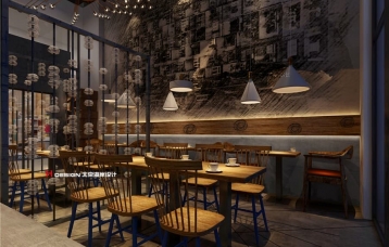 湖北城寨冰室餐饮设计