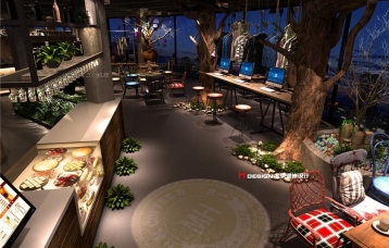 江阴服装咖啡馆设计案例