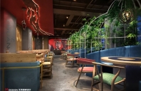 水岸川越火锅店设计