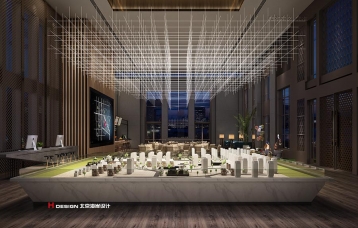 山西寇村售楼处设计