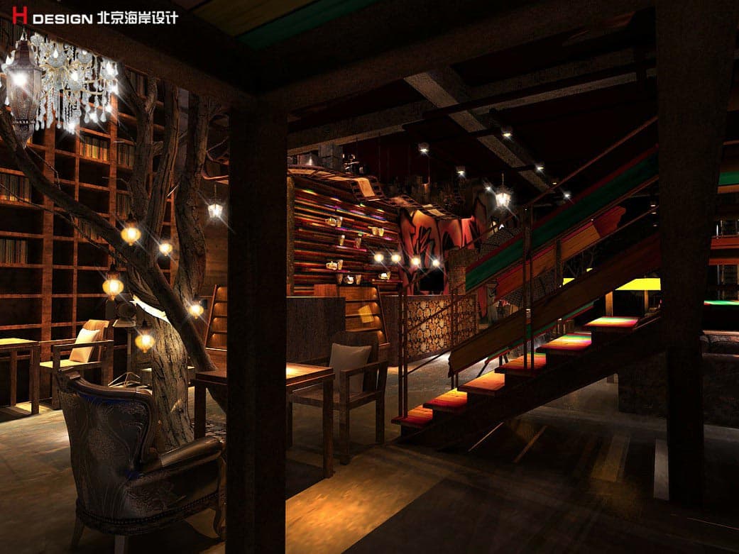 河南商丘杏记甜点咖啡店设计