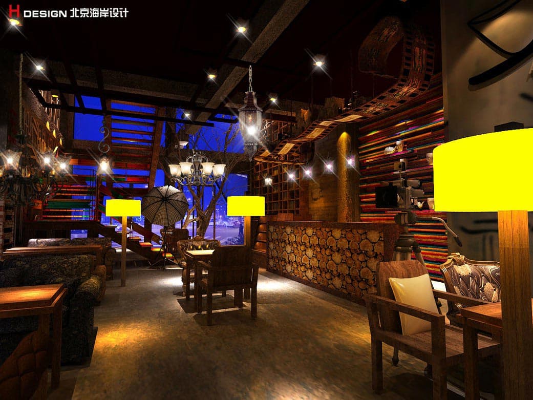 河南商丘杏记甜点咖啡店设计