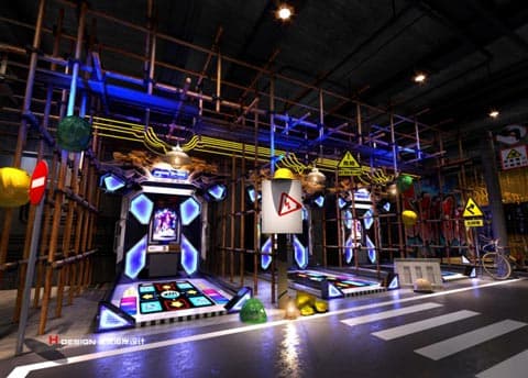 十三街区电玩城设计