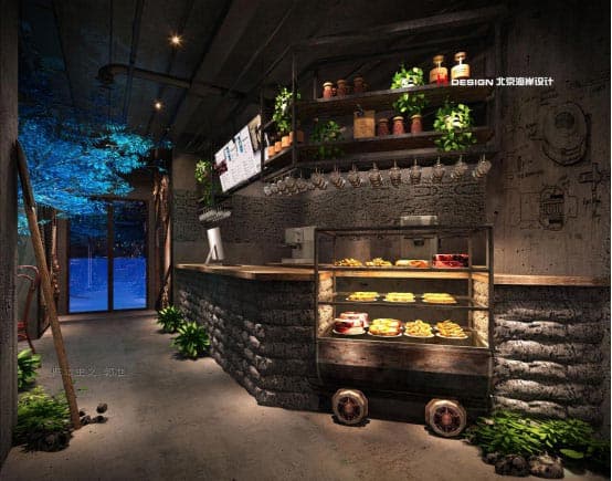 咖啡餐饮设计案例——山西大同G网咖