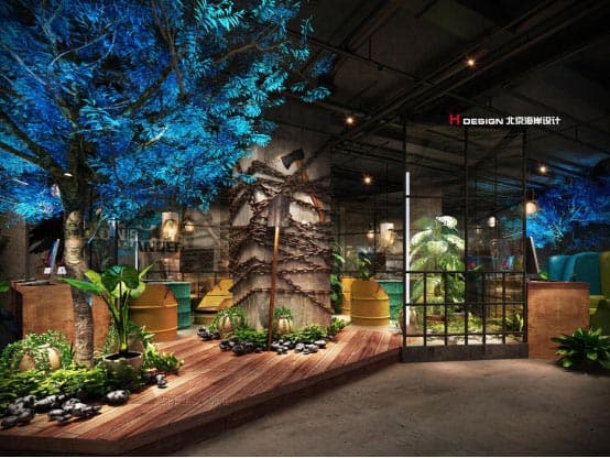 咖啡餐饮设计案例——山西大同G网咖