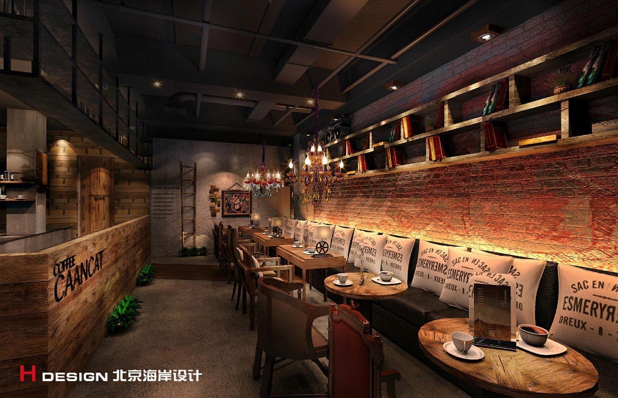北京漫猫咖啡厅设计