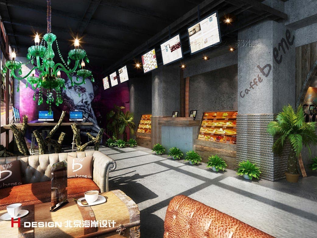 北京咖啡陪你凯泰店设计 北京咖啡陪你凯泰店设计