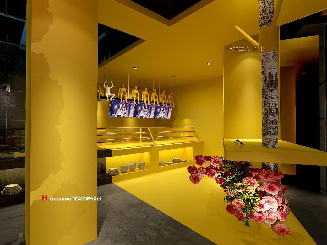 北京李嘉嘉串串香火锅餐厅设计 北京李嘉嘉串串香火锅餐厅设计