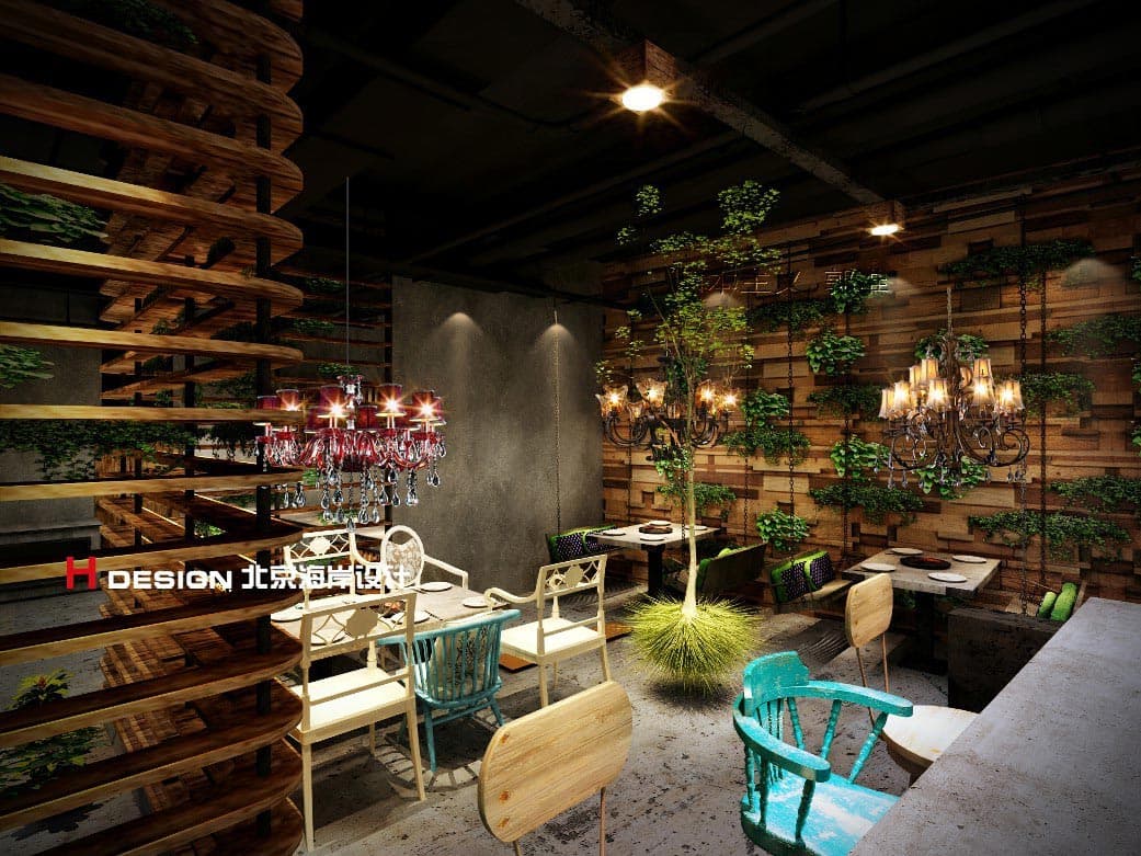 河北邯郸春园烤肉餐厅设计 河北邯郸春园烤肉餐厅设计