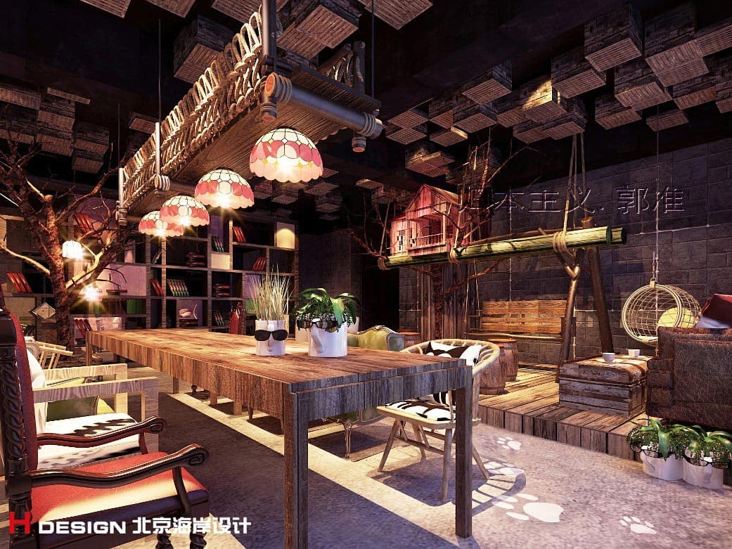 河南郑州漫猫咖啡厅设计 河南郑州漫猫咖啡厅设计