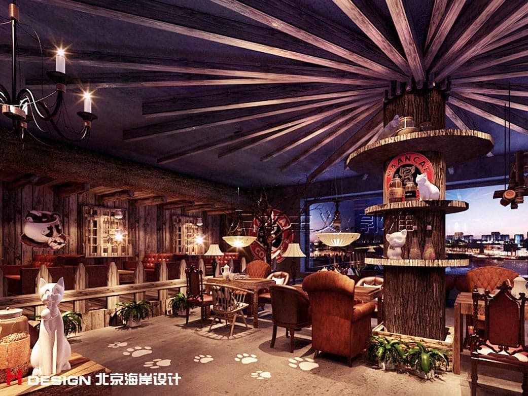 河南郑州漫猫咖啡厅设计 河南郑州漫猫咖啡厅设计