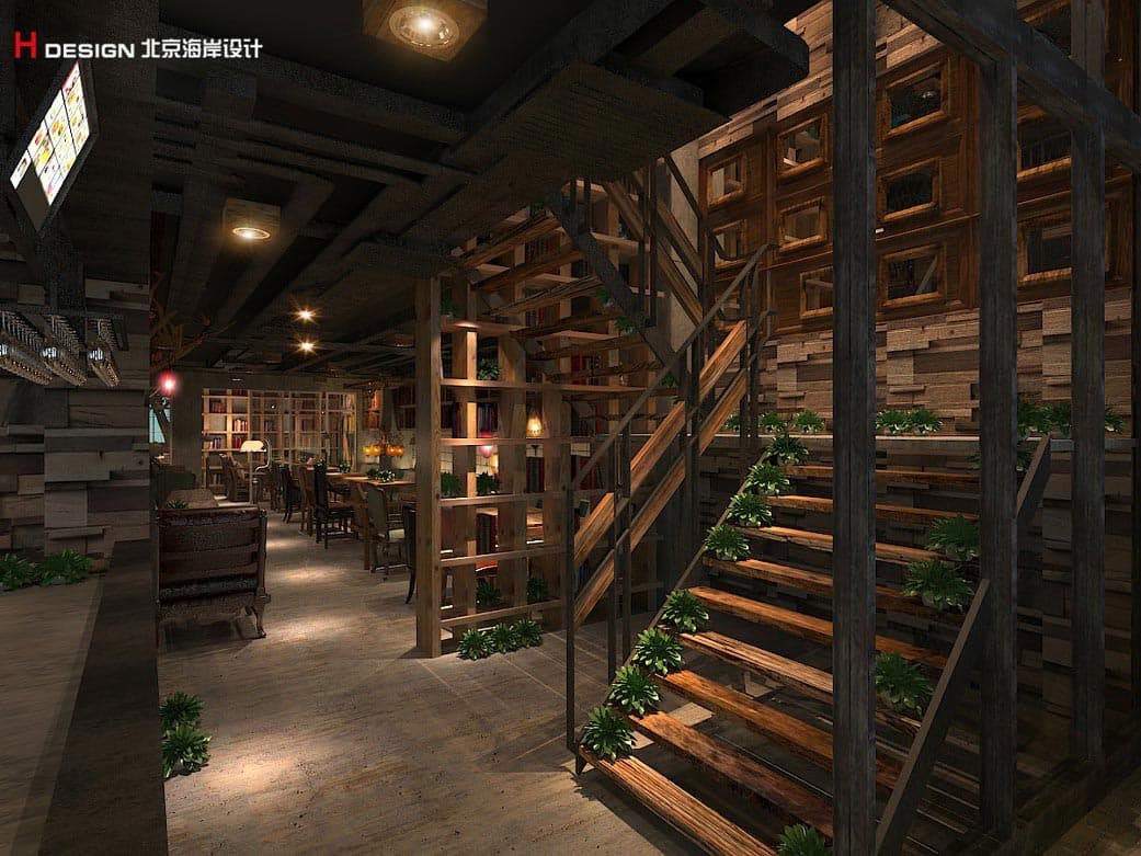 河南逸美时光咖啡厅设计