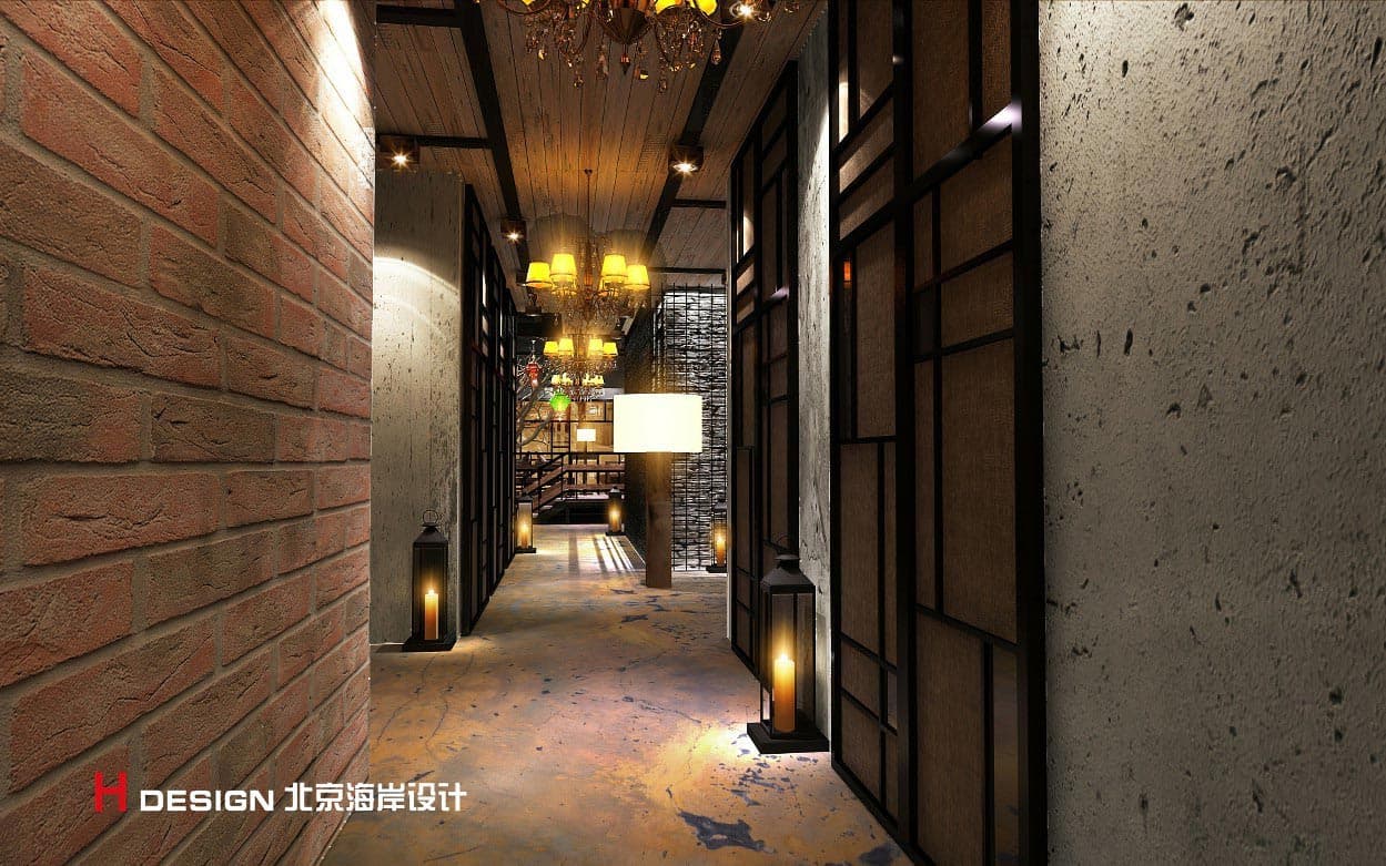 黑龙江百盛咖啡厅设计 